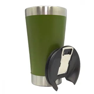 Copo Térmico 473ml com Tampa e Abridor – Bebidas Geladas ou Quentes